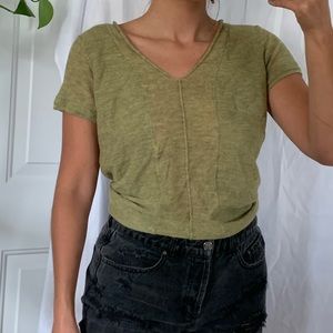 Eileen fisher v neck knitted tee